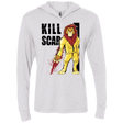 T-Shirts Heather White / X-Small Kill Scar Triblend Long Sleeve Hoodie Tee