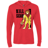 T-Shirts Vintage Red / X-Small Kill Scar Triblend Long Sleeve Hoodie Tee