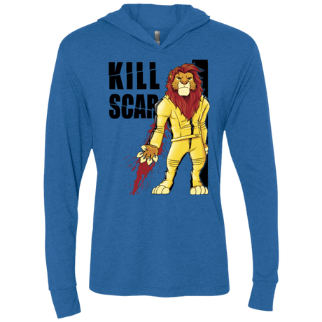 T-Shirts Vintage Royal / X-Small Kill Scar Triblend Long Sleeve Hoodie Tee