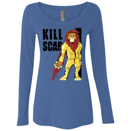 T-Shirts Vintage Royal / Small Kill Scar Women's Triblend Long Sleeve Shirt