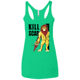 T-Shirts Envy / X-Small Kill Scar Women's Triblend Racerback Tank