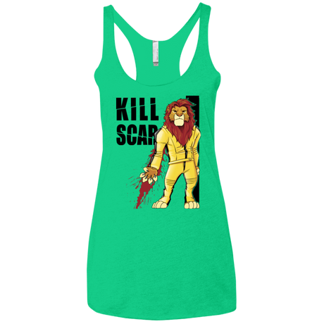T-Shirts Envy / X-Small Kill Scar Women's Triblend Racerback Tank