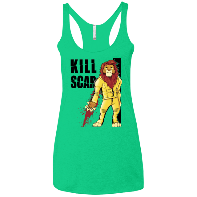 T-Shirts Envy / X-Small Kill Scar Women's Triblend Racerback Tank