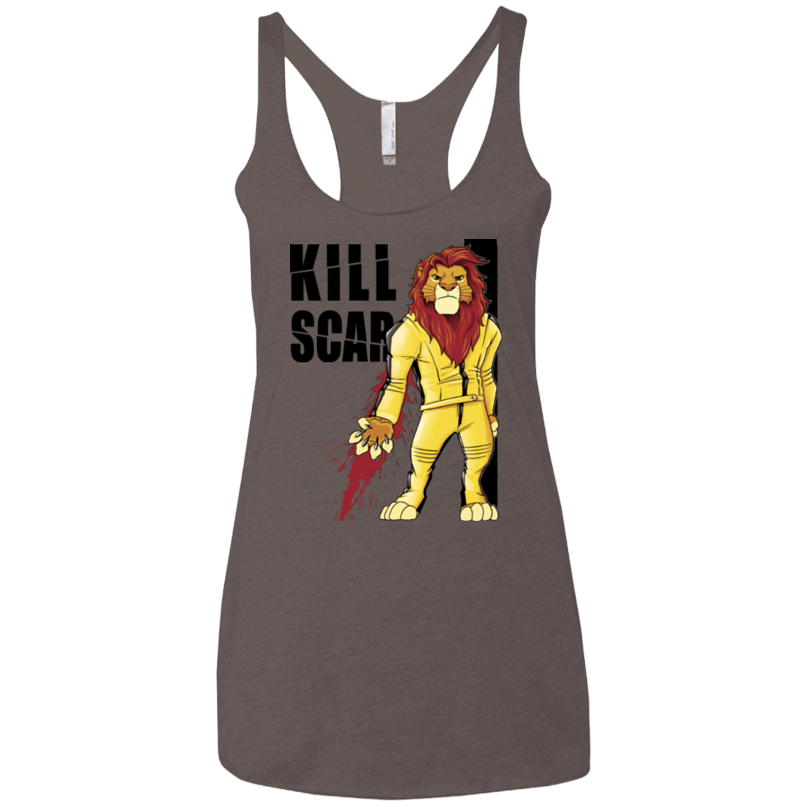 T-Shirts Macchiato / X-Small Kill Scar Women's Triblend Racerback Tank