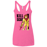 T-Shirts Vintage Pink / X-Small Kill Scar Women's Triblend Racerback Tank
