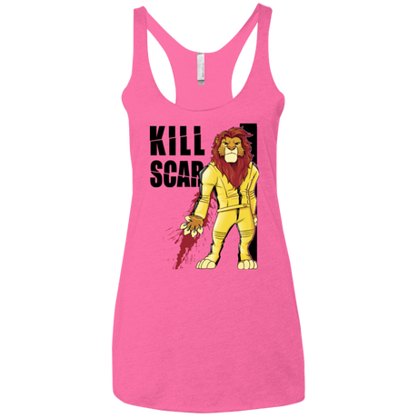 T-Shirts Vintage Pink / X-Small Kill Scar Women's Triblend Racerback Tank