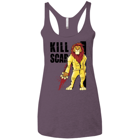 T-Shirts Vintage Purple / X-Small Kill Scar Women's Triblend Racerback Tank