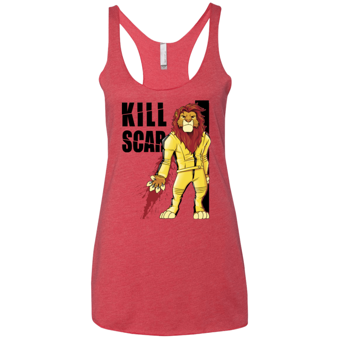 T-Shirts Vintage Red / X-Small Kill Scar Women's Triblend Racerback Tank