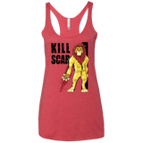 T-Shirts Vintage Red / X-Small Kill Scar Women's Triblend Racerback Tank