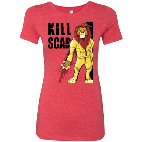T-Shirts Vintage Red / Small Kill Scar Women's Triblend T-Shirt