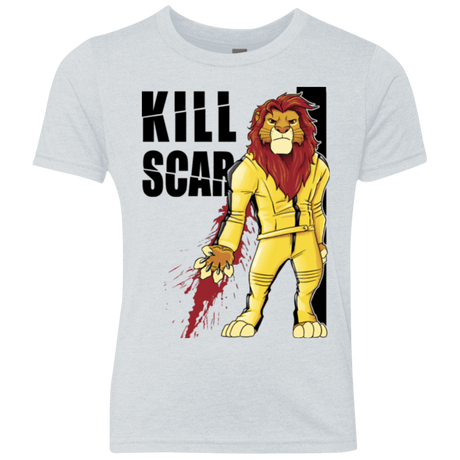 T-Shirts Heather White / YXS Kill Scar Youth Triblend T-Shirt