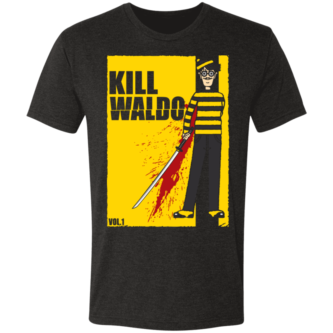 T-Shirts Vintage Black / S Kill Waldo Men's Triblend T-Shirt