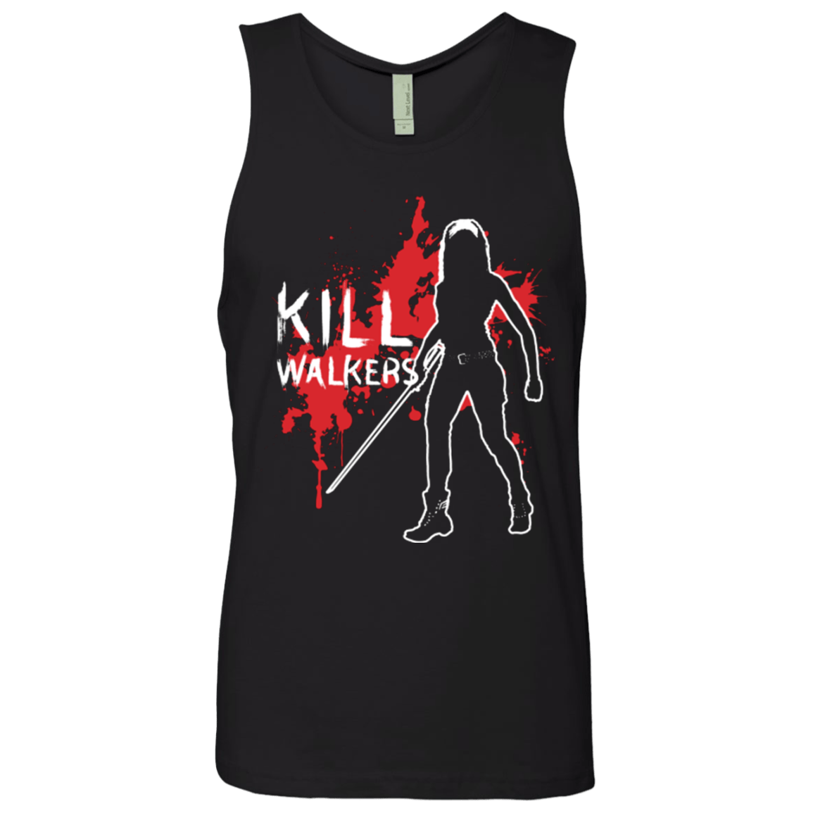 T-Shirts Black / Small Kill Walkers (sword) Men's Premium Tank Top