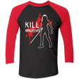 T-Shirts Vintage Black/Vintage Red / X-Small Kill Walkers (sword) Men's Triblend 3/4 Sleeve