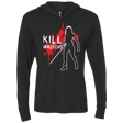 T-Shirts Vintage Black / X-Small Kill Walkers (sword) Triblend Long Sleeve Hoodie Tee