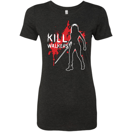 T-Shirts Vintage Black / Small Kill Walkers (sword) Women's Triblend T-Shirt
