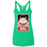 T-Shirts Envy / X-Small Kill Women's Triblend Racerback Tank