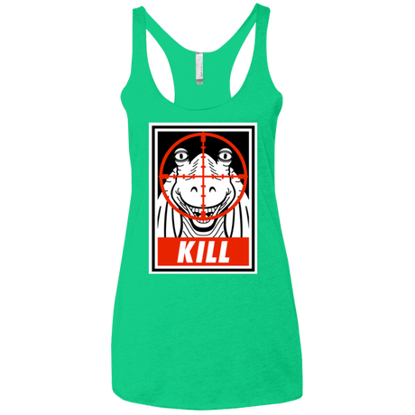 T-Shirts Envy / X-Small Kill Women's Triblend Racerback Tank