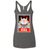 T-Shirts Premium Heather / X-Small Kill Women's Triblend Racerback Tank