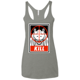 T-Shirts Venetian Grey / X-Small Kill Women's Triblend Racerback Tank