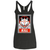 T-Shirts Vintage Black / X-Small Kill Women's Triblend Racerback Tank