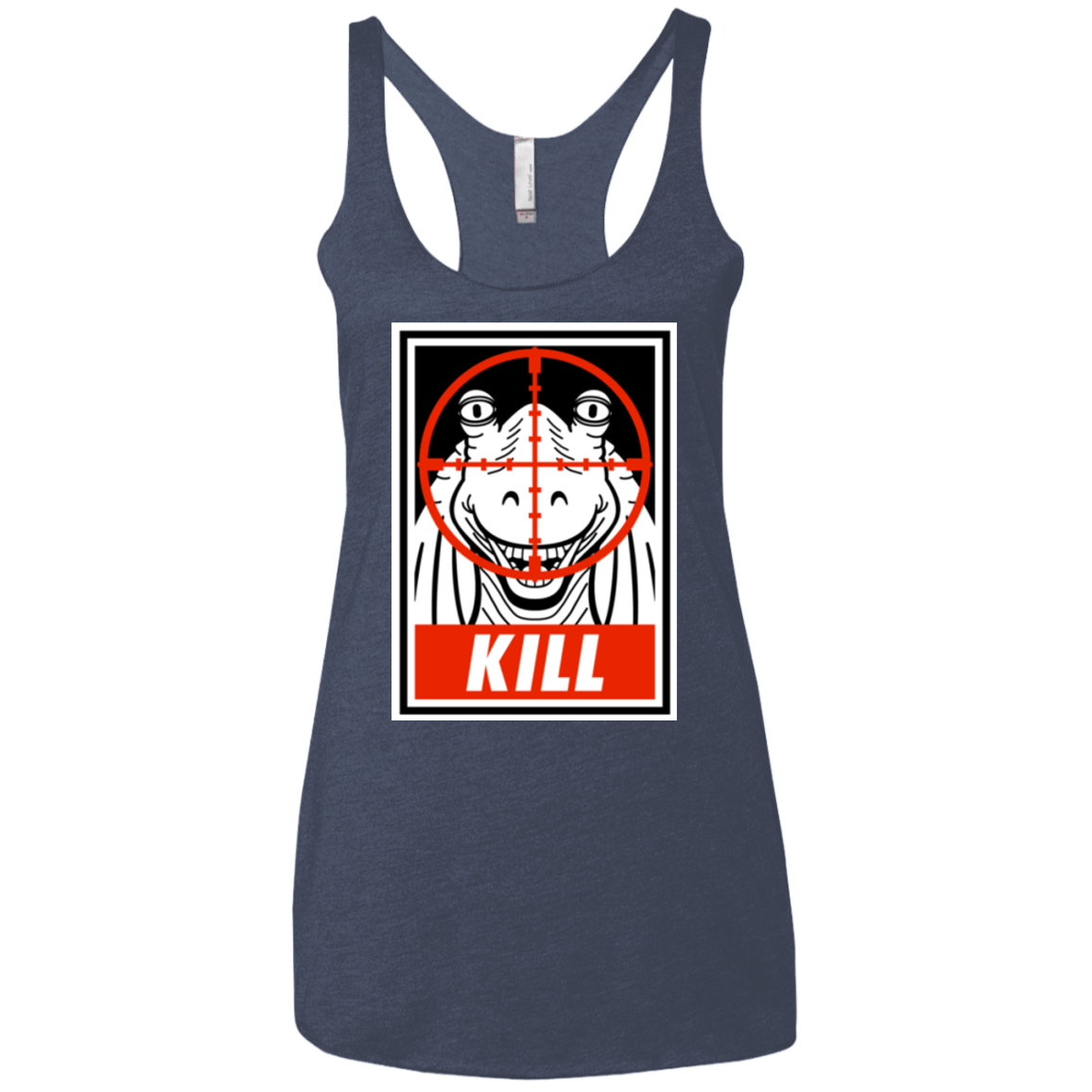 T-Shirts Vintage Navy / X-Small Kill Women's Triblend Racerback Tank