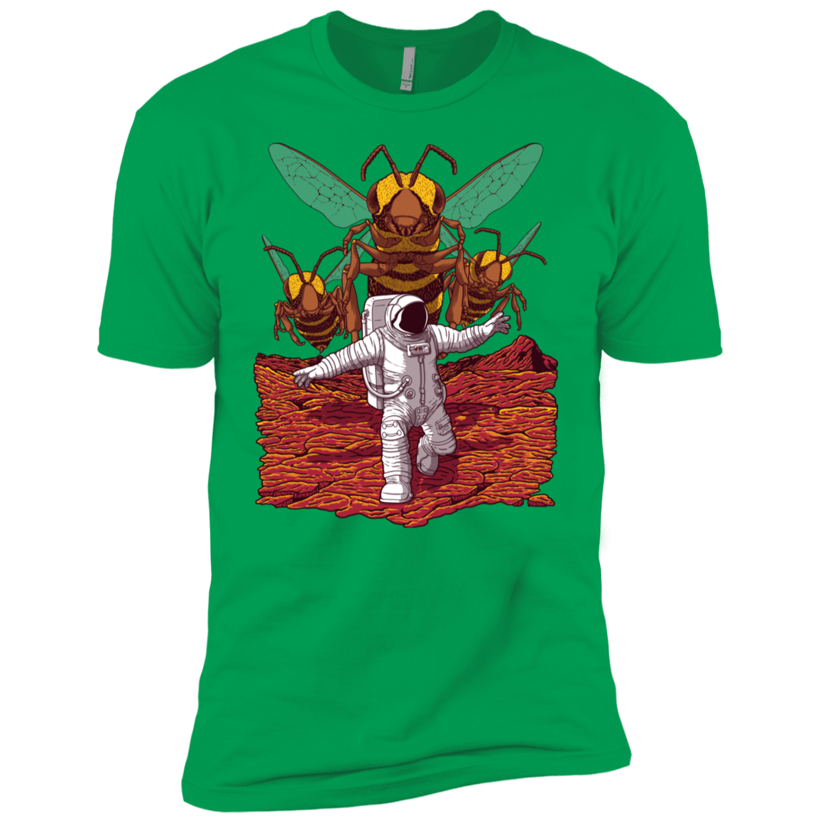 T-Shirts Kelly Green / YXS Killer Bees on Mars Boys Premium T-Shirt