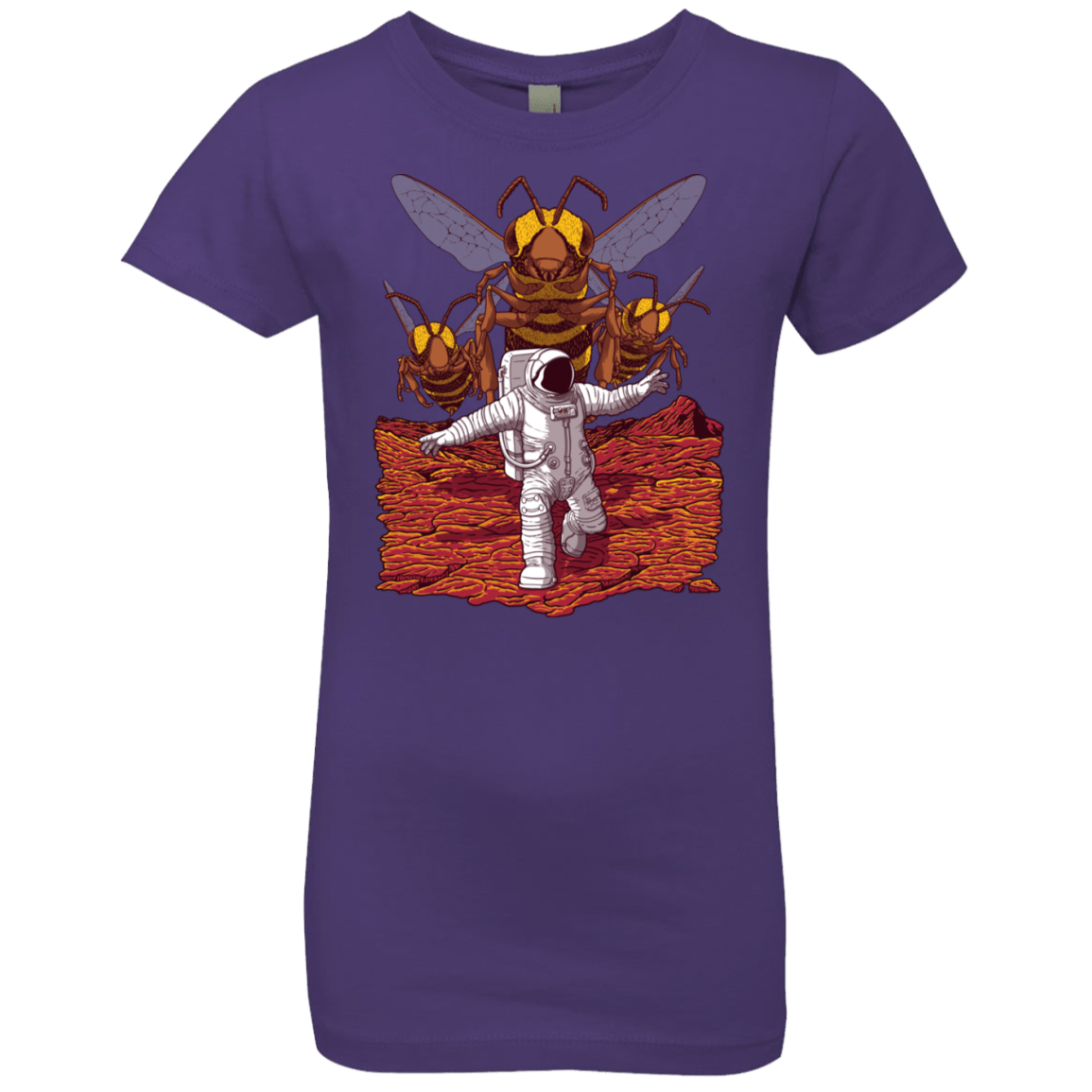 T-Shirts Purple Rush / YXS Killer Bees on Mars Girls Premium T-Shirt