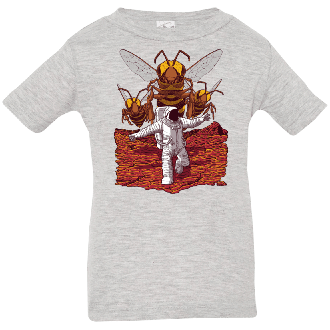 T-Shirts Heather Grey / 6 Months Killer Bees on Mars Infant Premium T-Shirt