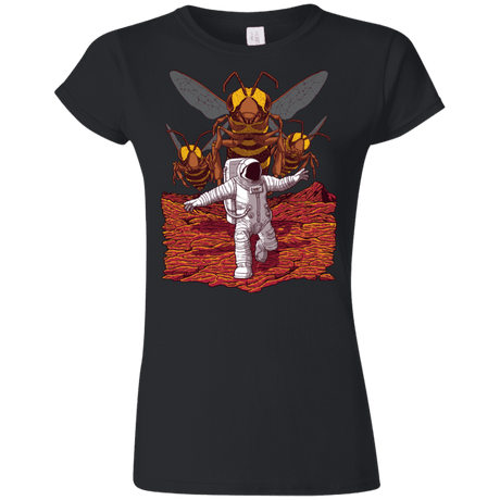 T-Shirts Black / S Killer Bees on Mars Junior Slimmer-Fit T-Shirt