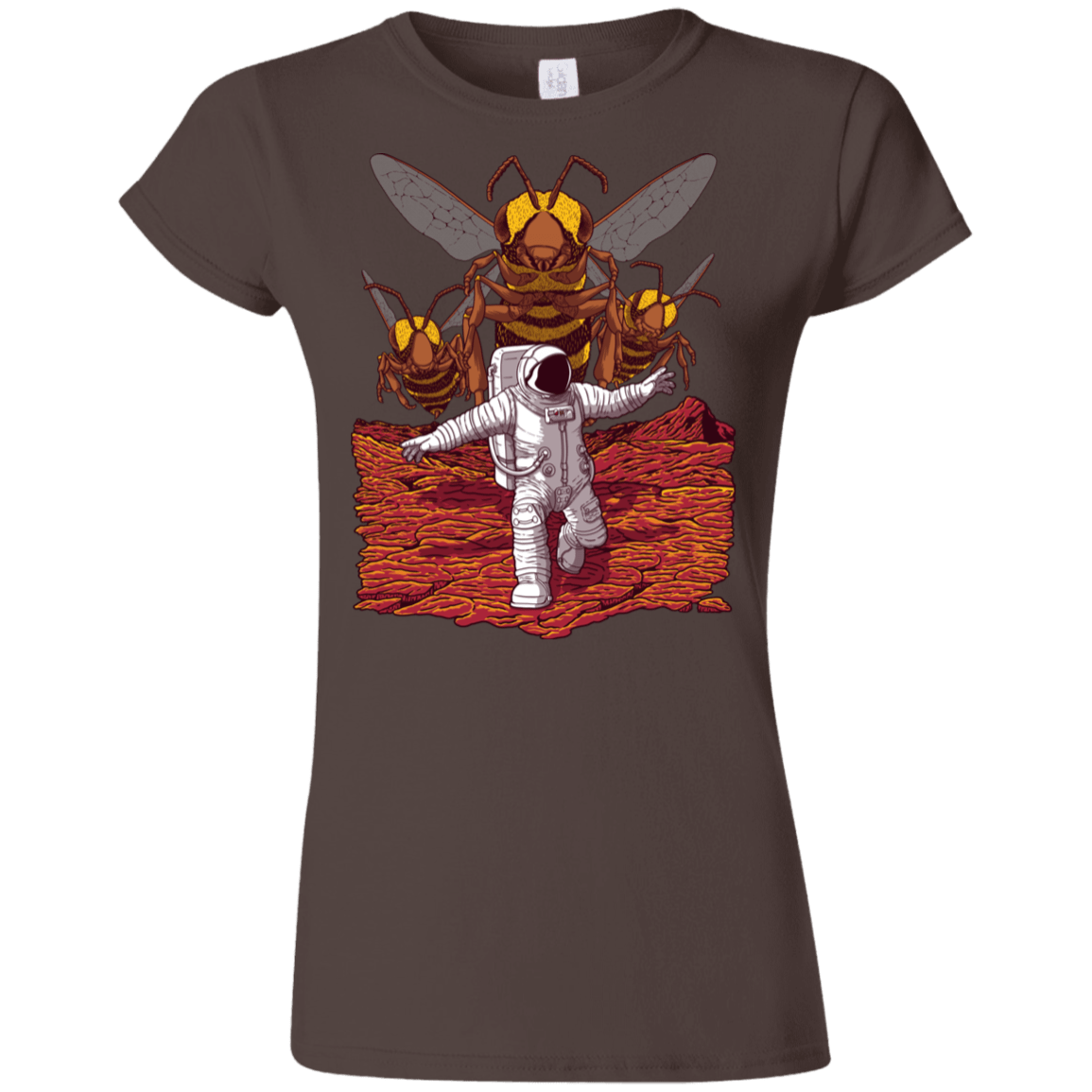 T-Shirts Dark Chocolate / S Killer Bees on Mars Junior Slimmer-Fit T-Shirt