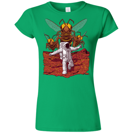 T-Shirts Irish Green / S Killer Bees on Mars Junior Slimmer-Fit T-Shirt