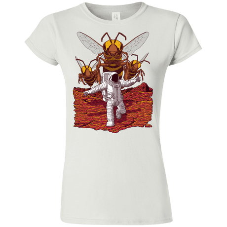 T-Shirts White / S Killer Bees on Mars Junior Slimmer-Fit T-Shirt