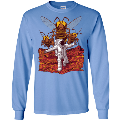 T-Shirts Carolina Blue / S Killer Bees on Mars Men's Long Sleeve T-Shirt
