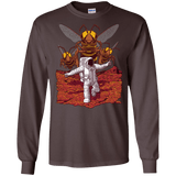 T-Shirts Dark Chocolate / S Killer Bees on Mars Men's Long Sleeve T-Shirt