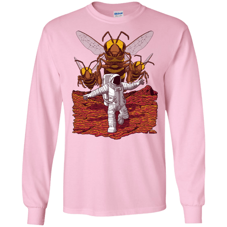 T-Shirts Light Pink / S Killer Bees on Mars Men's Long Sleeve T-Shirt