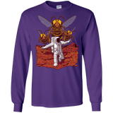 T-Shirts Purple / S Killer Bees on Mars Men's Long Sleeve T-Shirt