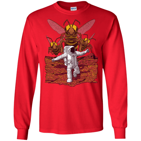 T-Shirts Red / S Killer Bees on Mars Men's Long Sleeve T-Shirt