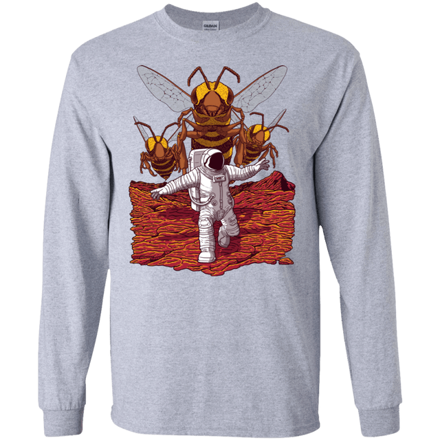 T-Shirts Sport Grey / S Killer Bees on Mars Men's Long Sleeve T-Shirt