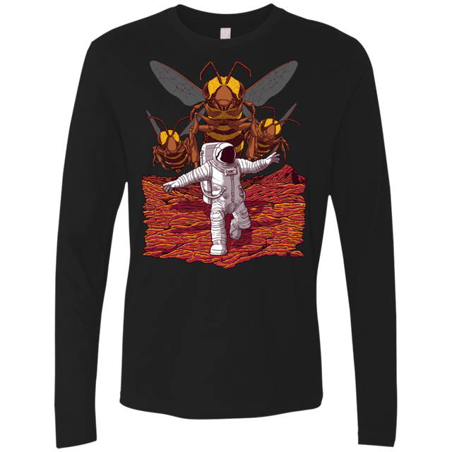 T-Shirts Black / S Killer Bees on Mars Men's Premium Long Sleeve