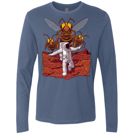 T-Shirts Indigo / S Killer Bees on Mars Men's Premium Long Sleeve