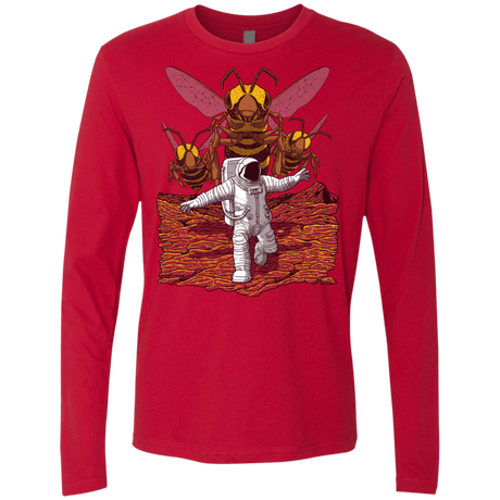 T-Shirts Red / S Killer Bees on Mars Men's Premium Long Sleeve