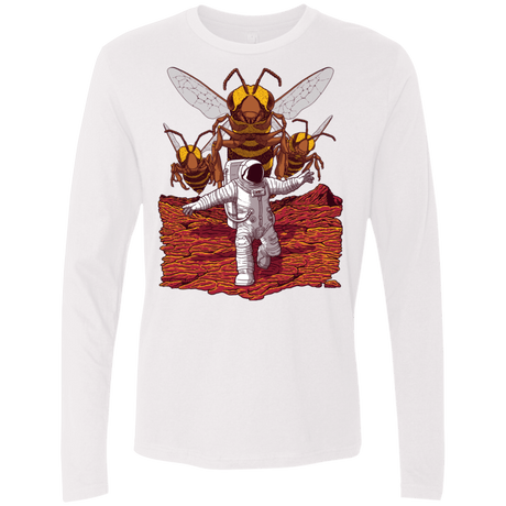 T-Shirts White / S Killer Bees on Mars Men's Premium Long Sleeve