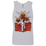 T-Shirts Heather Grey / S Killer Bees on Mars Men's Premium Tank Top