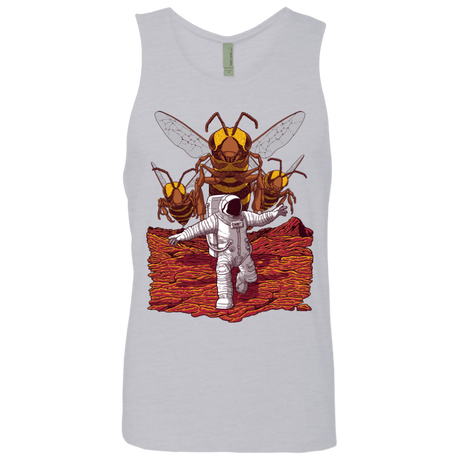 T-Shirts Heather Grey / S Killer Bees on Mars Men's Premium Tank Top