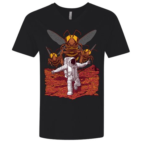 T-Shirts Black / X-Small Killer Bees on Mars Men's Premium V-Neck