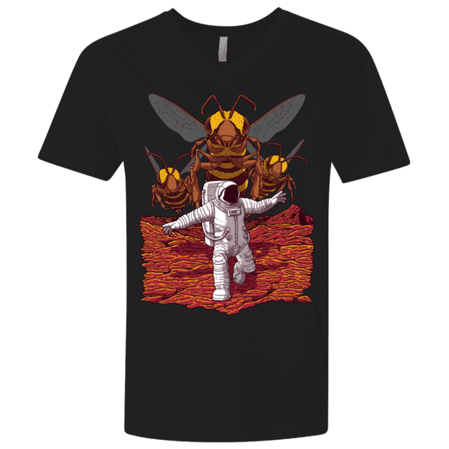 T-Shirts Black / X-Small Killer Bees on Mars Men's Premium V-Neck