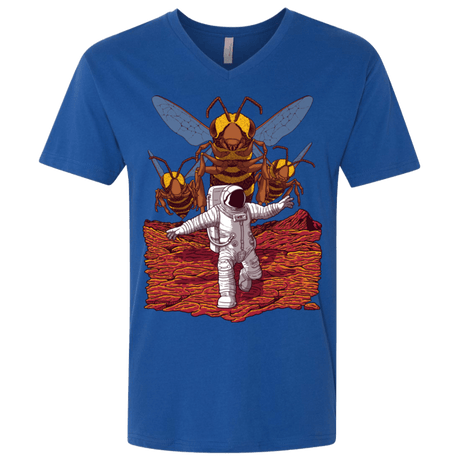 T-Shirts Royal / X-Small Killer Bees on Mars Men's Premium V-Neck