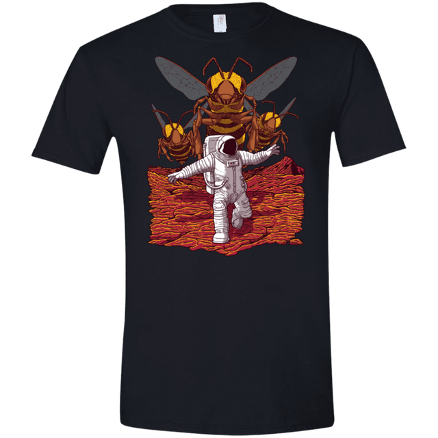 T-Shirts Black / X-Small Killer Bees on Mars Men's Semi-Fitted Softstyle