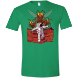 T-Shirts Heather Irish Green / S Killer Bees on Mars Men's Semi-Fitted Softstyle